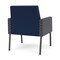 Lesro Mystic Lounge Reception Guest Chair, Charcoal, MD Ink Back, MD Ink Seat, RS Echo Arm Panels ML1101 - alternate 2